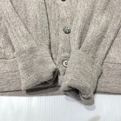 【中古品】【メンズ】 IZOD LACOSTE アイゾッド ラコステ 90's ACRYLIC KNIT CARDIGAN 90年代 アクリル ニット カーディガン 長袖 トップス 145-260828-yo-03-teih サイズ：不明 カラー：ベージュ系 万代Net店