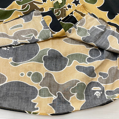 【中古品】【メンズ】 ABATHINGAPE アベイシング エイプ L/S GRAPHIC SHIRT ロングスリーブ 柄シャツ 長袖 トップス 142-260721-sa-15-tei サイズ：S カラー：柄 万代Net店