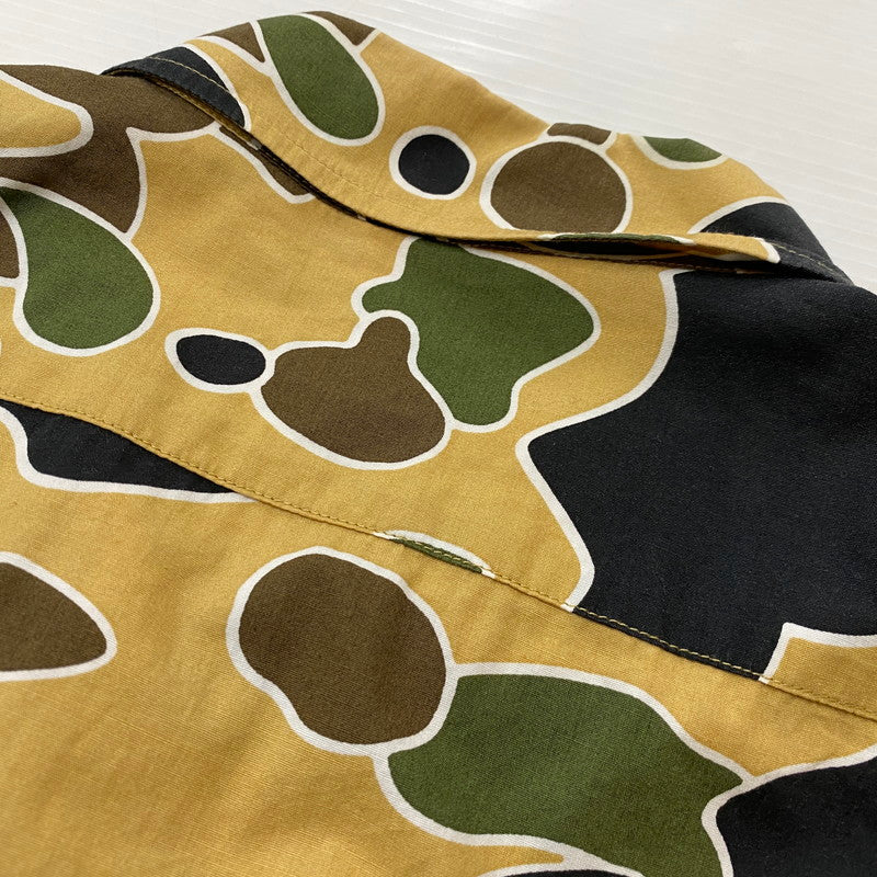 【中古品】【メンズ】 ABATHINGAPE アベイシング エイプ L/S GRAPHIC SHIRT ロングスリーブ 柄シャツ 長袖 トップス 142-260721-sa-15-tei サイズ：S カラー：柄 万代Net店