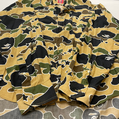 【中古品】【メンズ】 ABATHINGAPE アベイシング エイプ L/S GRAPHIC SHIRT ロングスリーブ 柄シャツ 長袖 トップス 142-260721-sa-15-tei サイズ：S カラー：柄 万代Net店