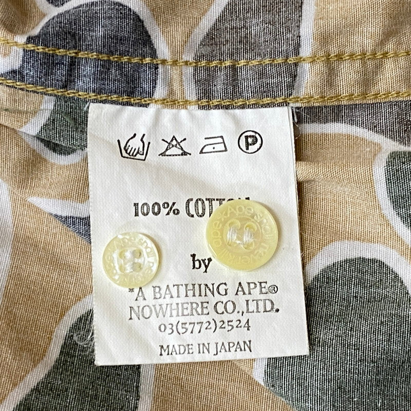 【中古品】【メンズ】 ABATHINGAPE アベイシング エイプ L/S GRAPHIC SHIRT ロングスリーブ 柄シャツ 長袖 トップス 142-260721-sa-15-tei サイズ：S カラー：柄 万代Net店