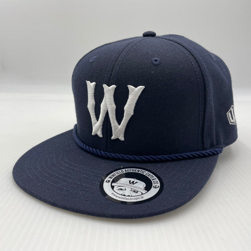 【中古品】【メンズ】 Winfield Authentic Caps ウィンフィールドオーセンティックキャップス ROPE CAP W ロープキャップ 帽子 ベースボールキャップ 185-260809-ko-06-tei カラー：ネイビー 万代Net店