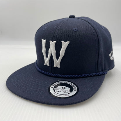 【中古品】【メンズ】 Winfield Authentic Caps ウィンフィールドオーセンティックキャップス ROPE CAP W ロープキャップ 帽子 ベースボールキャップ 185-260809-ko-06-tei カラー：ネイビー 万代Net店