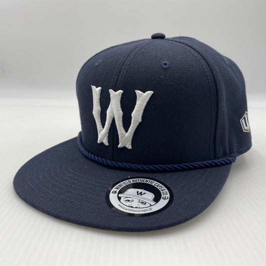 【中古品】【メンズ】 Winfield Authentic Caps ウィンフィールドオーセンティックキャップス ROPE CAP W ロープキャップ 帽子 ベースボールキャップ 185-260809-ko-06-tei カラー：ネイビー 万代Net店
