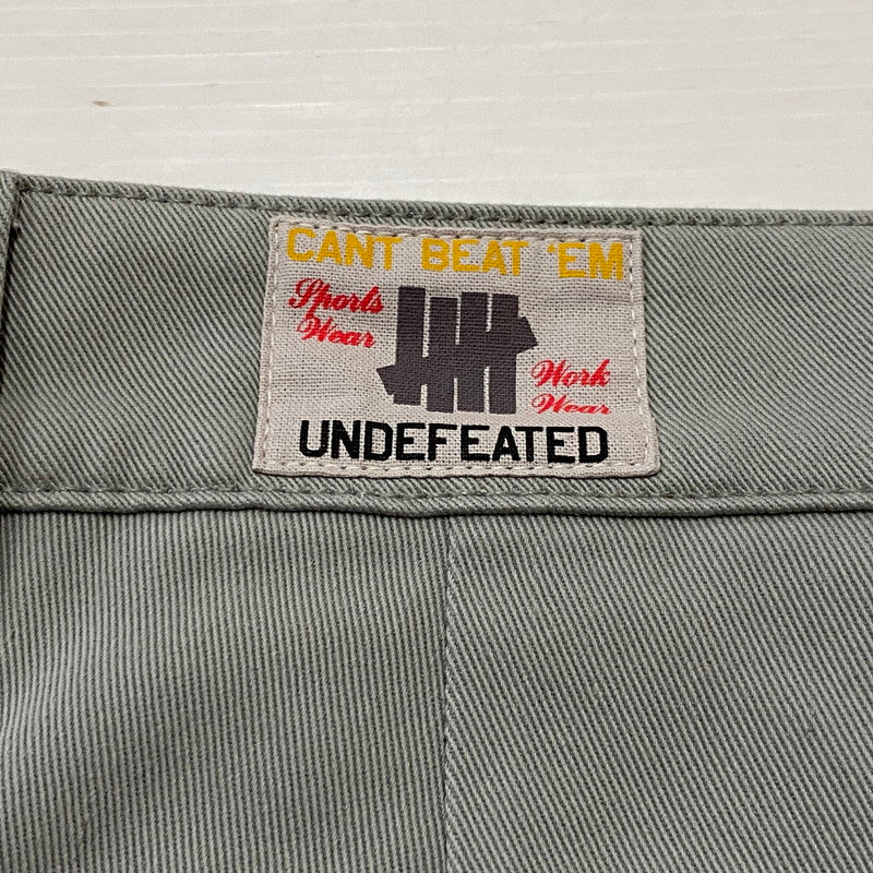 【中古品】【メンズ】 UNDEFEATED アンディーテッド 50133 BULL DENIM CHINO ブル デニム チノ ボトムス 153-260721-sa-16-tei サイズ：34 カラー：グレー 万代Net店