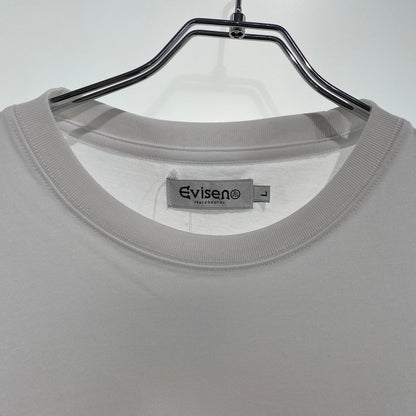 【中古美品】【メンズ】 Evisen Skateboards エヴィセン WORLD LOGO TEE Tシャツ 142-260822-nm-30-tei サイズ：L カラー：ホワイト 万代Net店