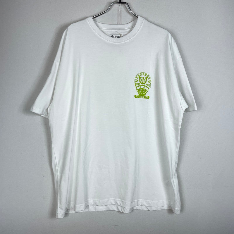 【中古品】【メンズ】 Evisen Skateboards ゑ エヴィセン スケートボード SUMMER COLLECTION S/S TEE 25SU-T07 サマーコレクション ショートスリーブTシャツ 半袖トップス 142-260826-ss-02-teih サイズ：XL カラー：ホワイト 万代Net店