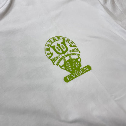 【中古品】【メンズ】 Evisen Skateboards ゑ エヴィセン スケートボード SUMMER COLLECTION S/S TEE 25SU-T07 サマーコレクション ショートスリーブTシャツ 半袖トップス 142-260826-ss-02-teih サイズ：XL カラー：ホワイト 万代Net店