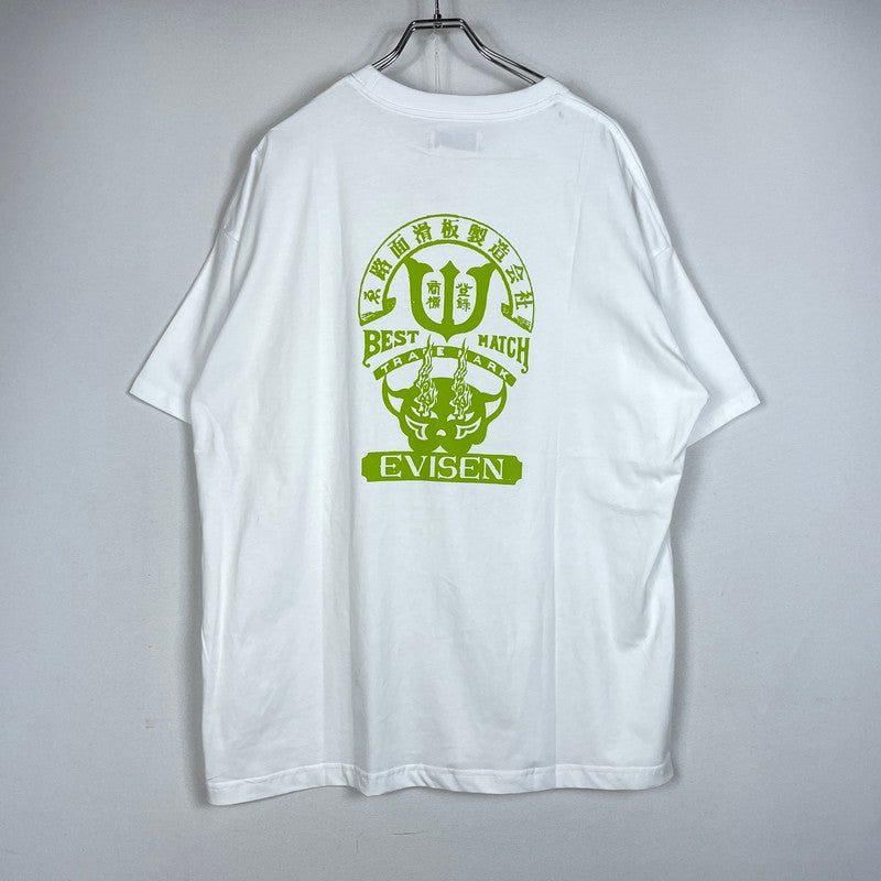【中古品】【メンズ】 Evisen Skateboards ゑ エヴィセン スケートボード SUMMER COLLECTION S/S TEE 25SU-T07 サマーコレクション ショートスリーブTシャツ 半袖トップス 142-260826-ss-02-teih サイズ：XL カラー：ホワイト 万代Net店