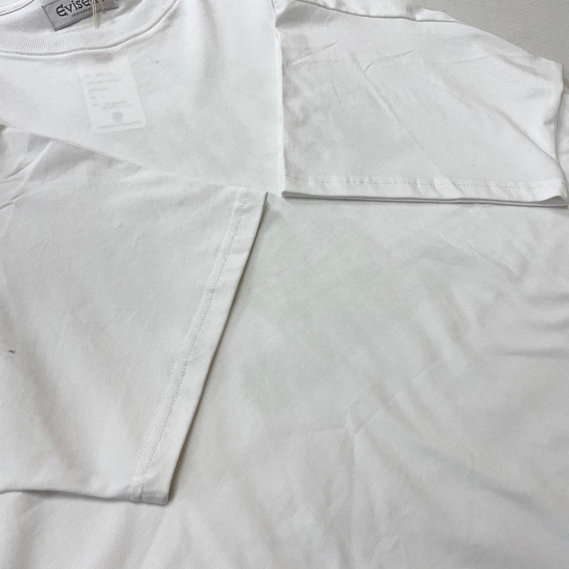 【中古品】【メンズ】 Evisen Skateboards ゑ エヴィセン スケートボード SUMMER COLLECTION S/S TEE 25SU-T07 サマーコレクション ショートスリーブTシャツ 半袖トップス 142-260826-ss-02-teih サイズ：XL カラー：ホワイト 万代Net店