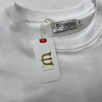 【中古品】【メンズ】 Evisen Skateboards ゑ エヴィセン スケートボード SUMMER COLLECTION S/S TEE 25SU-T07 サマーコレクション ショートスリーブTシャツ 半袖トップス 142-260826-ss-02-teih サイズ：XL カラー：ホワイト 万代Net店