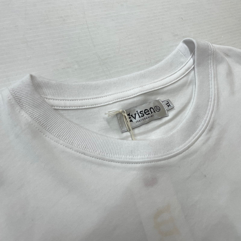 【中古品】【メンズ】 Evisen Skateboards ゑ エヴィセン スケートボード SUMMER COLLECTION S/S TEE 25SU-T07 サマーコレクション ショートスリーブTシャツ 半袖トップス 142-260826-ss-02-teih サイズ：XL カラー：ホワイト 万代Net店