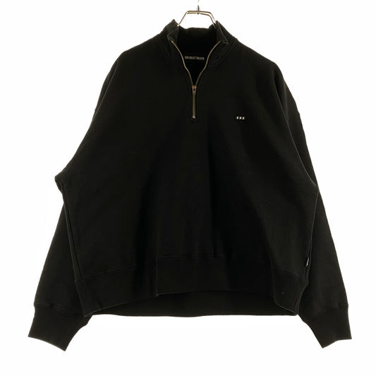 【中古品】【メンズ】 GOD SELECTION ゴッド セレクション HALF ZIP SWEAT ハーフ ジップ スウェット トップス トレーナー 142-260721-sa-05-tei サイズ：フリーサイズ カラー：ブラック 万代Net店