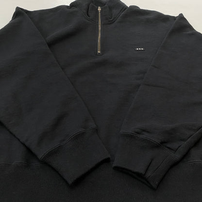 【中古品】【メンズ】 GOD SELECTION ゴッド セレクション HALF ZIP SWEAT ハーフ ジップ スウェット トップス トレーナー 142-260721-sa-05-tei サイズ：フリーサイズ カラー：ブラック 万代Net店