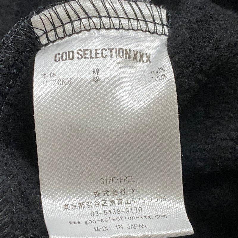 【中古品】【メンズ】 GOD SELECTION ゴッド セレクション HALF ZIP SWEAT ハーフ ジップ スウェット トップス トレーナー 142-260721-sa-05-tei サイズ：フリーサイズ カラー：ブラック 万代Net店