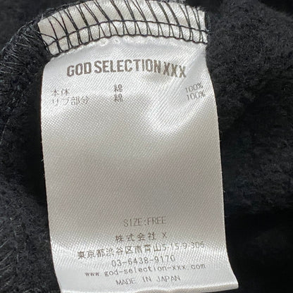 【中古品】【メンズ】 GOD SELECTION ゴッド セレクション HALF ZIP SWEAT ハーフ ジップ スウェット トップス トレーナー 142-260721-sa-05-tei サイズ：フリーサイズ カラー：ブラック 万代Net店