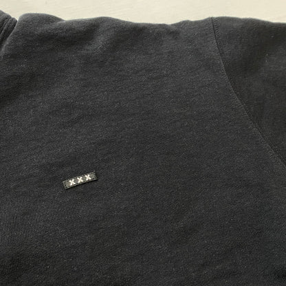 【中古品】【メンズ】 GOD SELECTION ゴッド セレクション HALF ZIP SWEAT ハーフ ジップ スウェット トップス トレーナー 142-260721-sa-05-tei サイズ：フリーサイズ カラー：ブラック 万代Net店