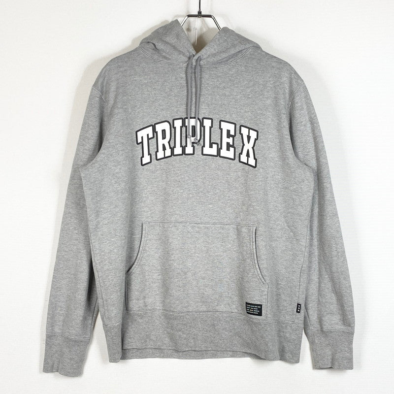 【中古品】【メンズ】 GODSLECTION XXX ゴッド セレクション トリプルエックス PULLOVER HOODIEプルーオーバー フーディー パーカー 142-260721-sa-10-tei サイズ：M カラー：グレー 万代Net店