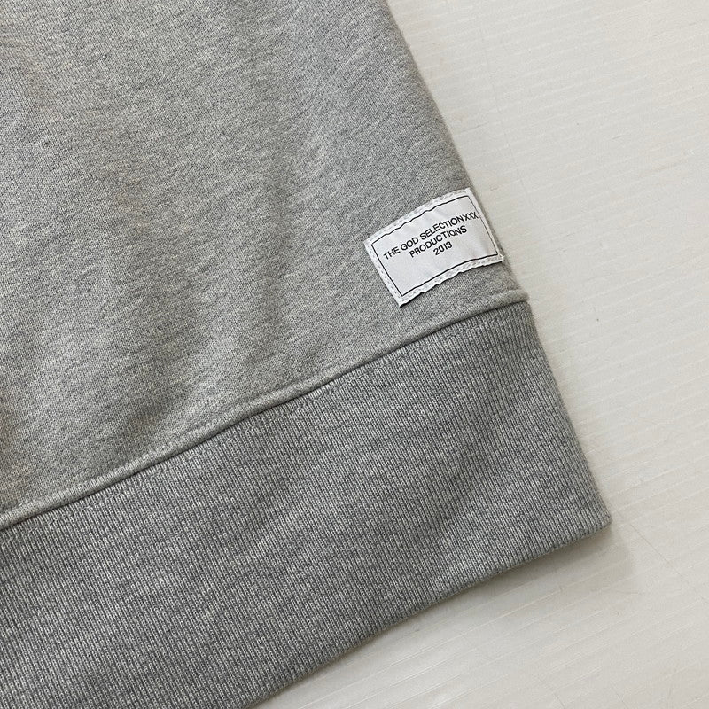 【中古品】【メンズ】 GOD SELECTION XXX ゴッド セレクション トリプルエックス SMALL LOGO PULLOVER スモール ロゴ プルオーバー パーカー 142-260721-sa-09-tei サイズ：S カラー：グレー 万代Net店