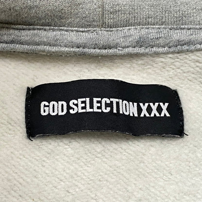 【中古品】【メンズ】 GOD SELECTION XXX ゴッド セレクション トリプルエックス SMALL LOGO PULLOVER スモール ロゴ プルオーバー パーカー 142-260721-sa-09-tei サイズ：S カラー：グレー 万代Net店