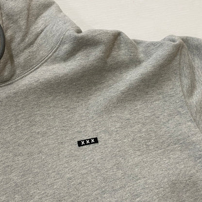 【中古品】【メンズ】 GOD SELECTION XXX ゴッド セレクション トリプルエックス SMALL LOGO PULLOVER スモール ロゴ プルオーバー パーカー 142-260721-sa-09-tei サイズ：S カラー：グレー 万代Net店