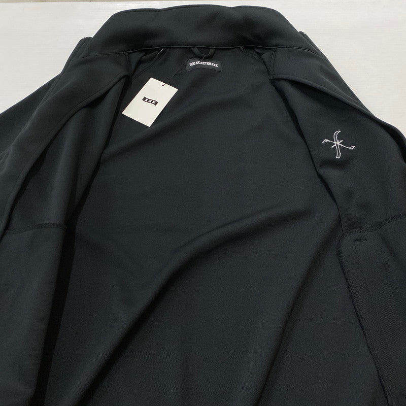 【中古品】【メンズ】 GODSELECTION XXX ゴッド セレクション トリプルエックス TRACK JACKET GX-S25-CS-08 トラック ジャケット トップス ジャージ 142-260721-sa-03-tei サイズ：S カラー：ブラック 万代Net店