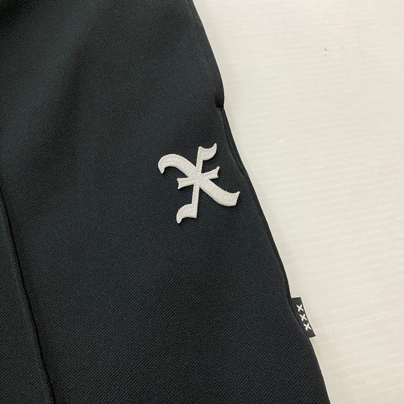 【中古品】【メンズ】 GODSELECTION XXX ゴッド セレクション トリプルエックス JERSEY TRACK PANTS ジャージ トラック パンツ ボトムス 153-260721-sa-11-tei サイズ：L カラー：ブラック 万代Net店