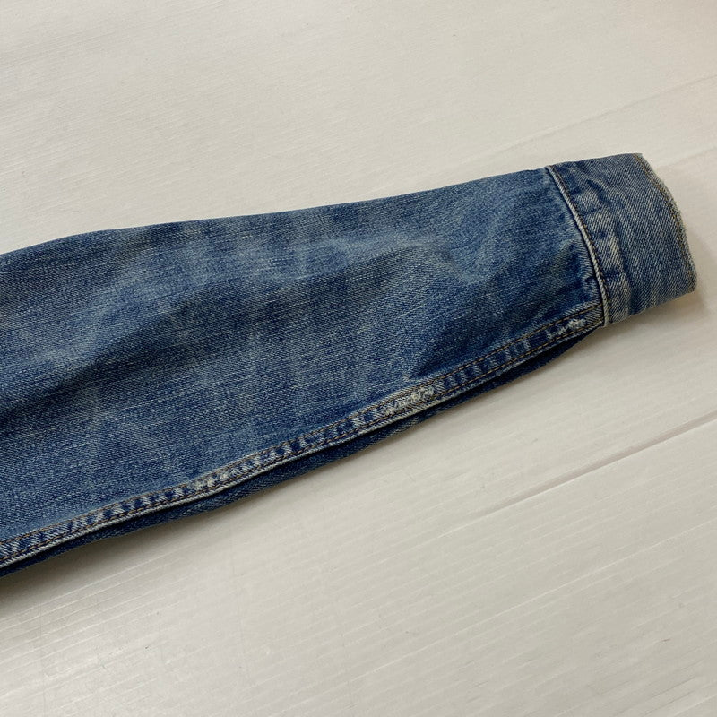 【中古品】【メンズ】 HYSTERIC GLAMOUR ヒステリック グラマー 13OZ OLD BLUE KINKY JEANS 3RD TYPE DENIM JACKET 02203AB12 デニムジャケット アウター 140-260721-sa-06-tei サイズ：S カラー：インディゴ 万代Net店