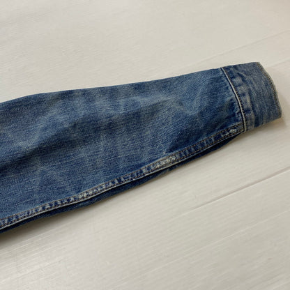 【中古品】【メンズ】 HYSTERIC GLAMOUR ヒステリック グラマー 13OZ OLD BLUE KINKY JEANS 3RD TYPE DENIM JACKET 02203AB12 デニムジャケット アウター 140-260721-sa-06-tei サイズ：S カラー：インディゴ 万代Net店