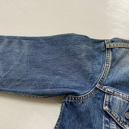 【中古品】【メンズ】 HYSTERIC GLAMOUR ヒステリック グラマー 13OZ OLD BLUE KINKY JEANS 3RD TYPE DENIM JACKET 02203AB12 デニムジャケット アウター 140-260721-sa-06-tei サイズ：S カラー：インディゴ 万代Net店