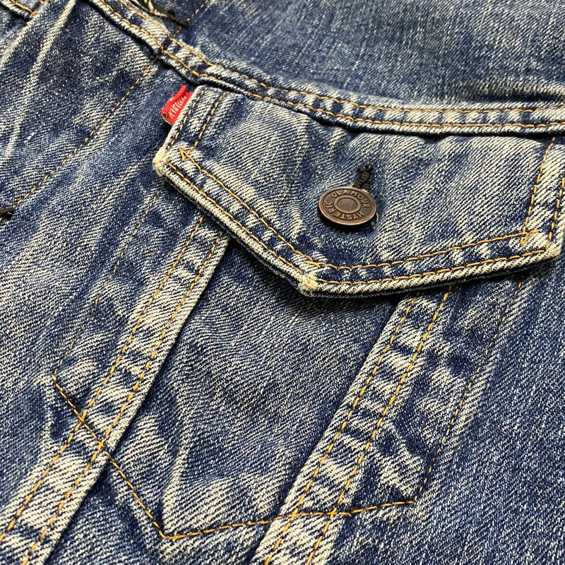 【中古品】【メンズ】 HYSTERIC GLAMOUR ヒステリック グラマー 13OZ OLD BLUE KINKY JEANS 3RD TYPE DENIM JACKET 02203AB12 デニムジャケット アウター 140-260721-sa-06-tei サイズ：S カラー：インディゴ 万代Net店