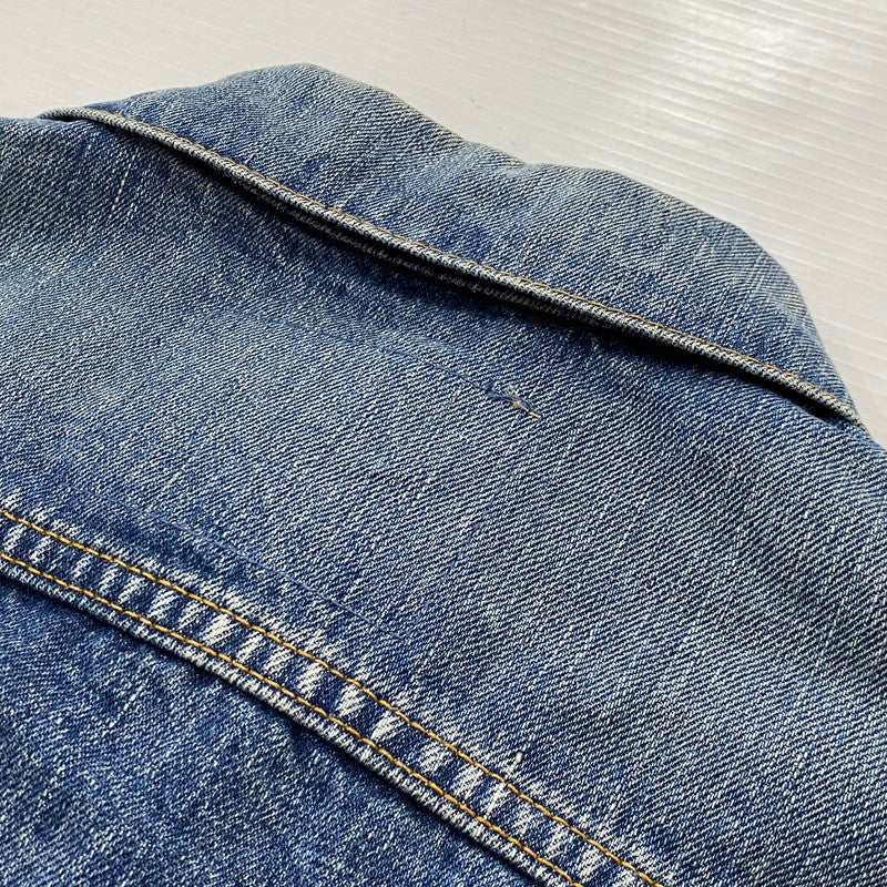 【中古品】【メンズ】 HYSTERIC GLAMOUR ヒステリック グラマー 13OZ OLD BLUE KINKY JEANS 3RD TYPE DENIM JACKET 02203AB12 デニムジャケット アウター 140-260721-sa-06-tei サイズ：S カラー：インディゴ 万代Net店