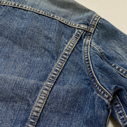 【中古品】【メンズ】 HYSTERIC GLAMOUR ヒステリック グラマー 13OZ OLD BLUE KINKY JEANS 3RD TYPE DENIM JACKET 02203AB12 デニムジャケット アウター 140-260721-sa-06-tei サイズ：S カラー：インディゴ 万代Net店