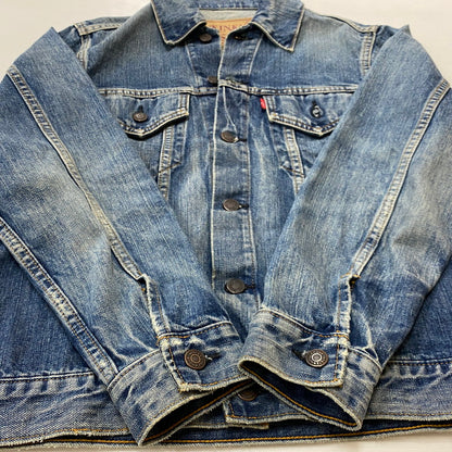 【中古品】【メンズ】 HYSTERIC GLAMOUR ヒステリック グラマー 13OZ OLD BLUE KINKY JEANS 3RD TYPE DENIM JACKET 02203AB12 デニムジャケット アウター 140-260721-sa-06-tei サイズ：S カラー：インディゴ 万代Net店