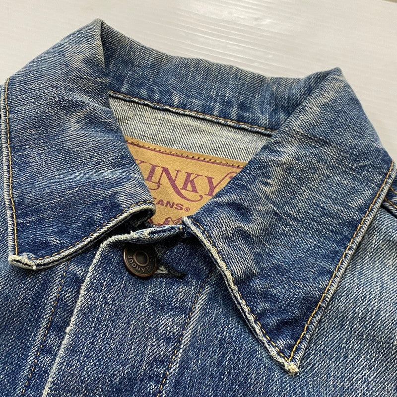 【中古品】【メンズ】 HYSTERIC GLAMOUR ヒステリック グラマー 13OZ OLD BLUE KINKY JEANS 3RD TYPE DENIM JACKET 02203AB12 デニムジャケット アウター 140-260721-sa-06-tei サイズ：S カラー：インディゴ 万代Net店