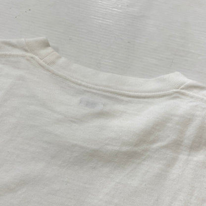【中古品】【メンズ】 SEQUEL スィークェル EMBROIDERY LOGO TEE 刺繍 ロゴ Tシャツ 半袖 トップス 142-260721-sa-02-tei サイズ：L カラー：ホワイト 万代Net店
