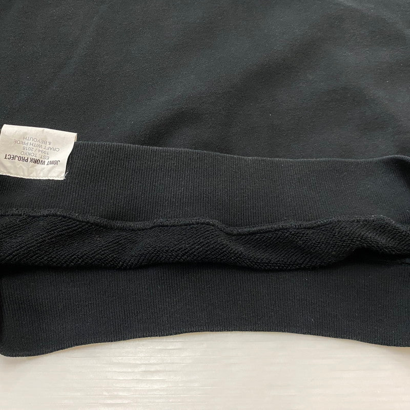 【中古品】【メンズ】 NEIGHBORHOOD ネイバーフッド × WINDANDSEA ウィンダンシー 別注コラボ LOGOSWEAT 231UWWSN ロゴ スウェット トップス トレ－ナー 142-260721-sa-04-tei サイズ：S カラー：ブラック 万代Net店
