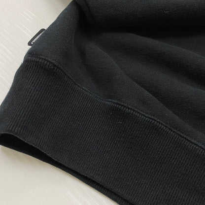 【中古品】【メンズ】 NEIGHBORHOOD ネイバーフッド × WINDANDSEA ウィンダンシー 別注コラボ LOGOSWEAT 231UWWSN ロゴ スウェット トップス トレ－ナー 142-260721-sa-04-tei サイズ：S カラー：ブラック 万代Net店