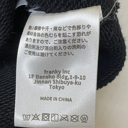 【中古品】【メンズ】 WINDANDSEA ウィンダンシー METALLIC CREWNECK WDS-O-CLCS-25-Q3-CS-01 メタリック クルーネック トップス スウェット トレーナー 142-260721-sa-07-tei サイズ：M カラー：ブラック 万代Net店