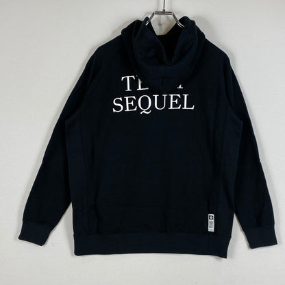 【中古品】【メンズ】 SEQUEL スィークェル LOGO HOODIE SQ-22AW-HD-03 ロゴ フーディー トップス プルーオーバーパーカー 142-260721-sa-08-tei サイズ：S カラー：ブラック 万代Net店