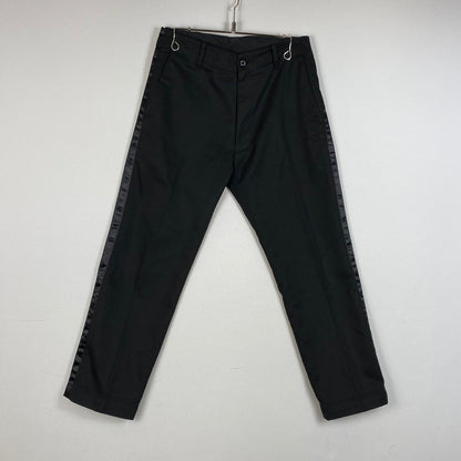 【中古品】【メンズ】 SEQUEL スィークェル SIDE LINE WORK PANTS TYPE-E サイド ライン ワーク パンツ ボトムス 153-260721-sa-12-tei サイズ：S カラー：ブラック 万代Net店