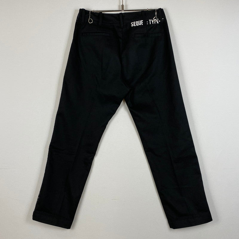 【中古品】【メンズ】 SEQUEL スィークェル SIDE LINE WORK PANTS TYPE-E サイド ライン ワーク パンツ ボトムス 153-260721-sa-12-tei サイズ：S カラー：ブラック 万代Net店