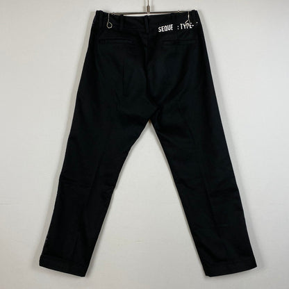 【中古品】【メンズ】 SEQUEL スィークェル SIDE LINE WORK PANTS TYPE-E サイド ライン ワーク パンツ ボトムス 153-260721-sa-12-tei サイズ：S カラー：ブラック 万代Net店
