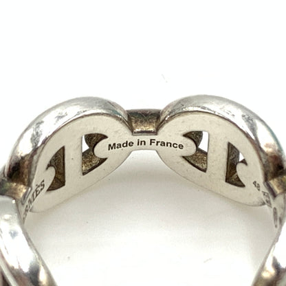 【中古品】【メンズ/レディース】 HERMES エルメス シェーヌダンクルアンシェネ リング PM 指輪 Ag925 182-260727-ko-12-tei サイズ：48 カラー：シルバー 万代Net店