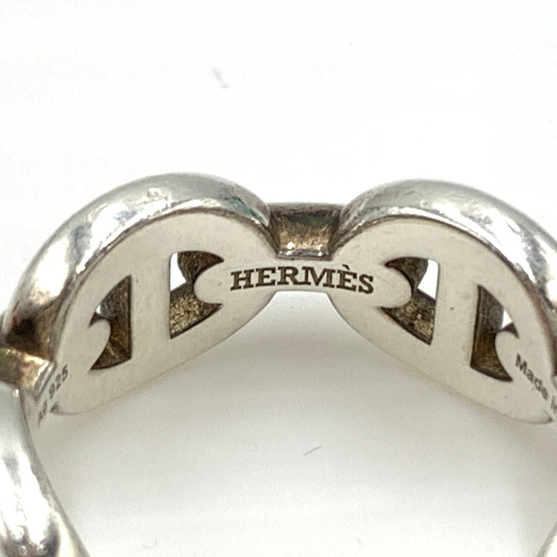 【中古品】【メンズ/レディース】 HERMES エルメス シェーヌダンクルアンシェネ リング PM 指輪 Ag925 182-260727-ko-12-tei サイズ：48 カラー：シルバー 万代Net店
