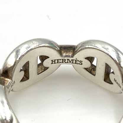 【中古品】【メンズ/レディース】 HERMES エルメス シェーヌダンクルアンシェネ リング PM 指輪 Ag925 182-260727-ko-12-tei サイズ：48 カラー：シルバー 万代Net店