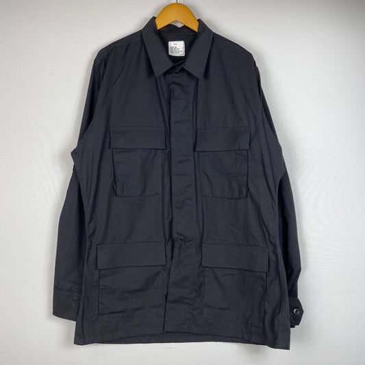 【中古品】【メンズ】 US.ARMY アメリカ軍 BDU JACKET 8415-01-422-3297 バトル ドレス ユニフォーム ジャケット アウター 145-260725-ss-03-tei サイズ：M-LONG カラー：ブラック 万代Net店