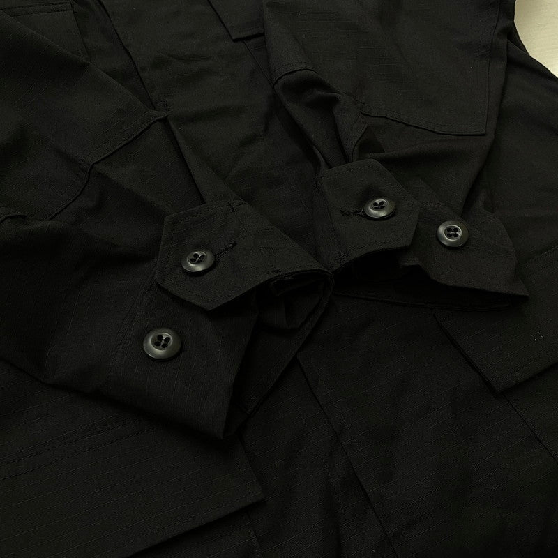 【中古品】【メンズ】 US.ARMY アメリカ軍 BDU JACKET 8415-01-422-3297 バトル ドレス ユニフォーム ジャケット アウター 145-260725-ss-03-tei サイズ：M-LONG カラー：ブラック 万代Net店
