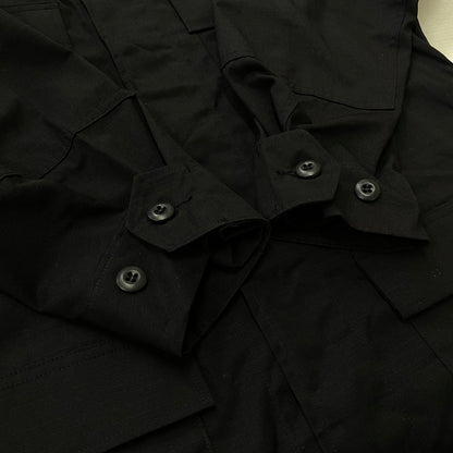 【中古品】【メンズ】 US.ARMY アメリカ軍 BDU JACKET 8415-01-422-3297 バトル ドレス ユニフォーム ジャケット アウター 145-260725-ss-03-tei サイズ：M-LONG カラー：ブラック 万代Net店