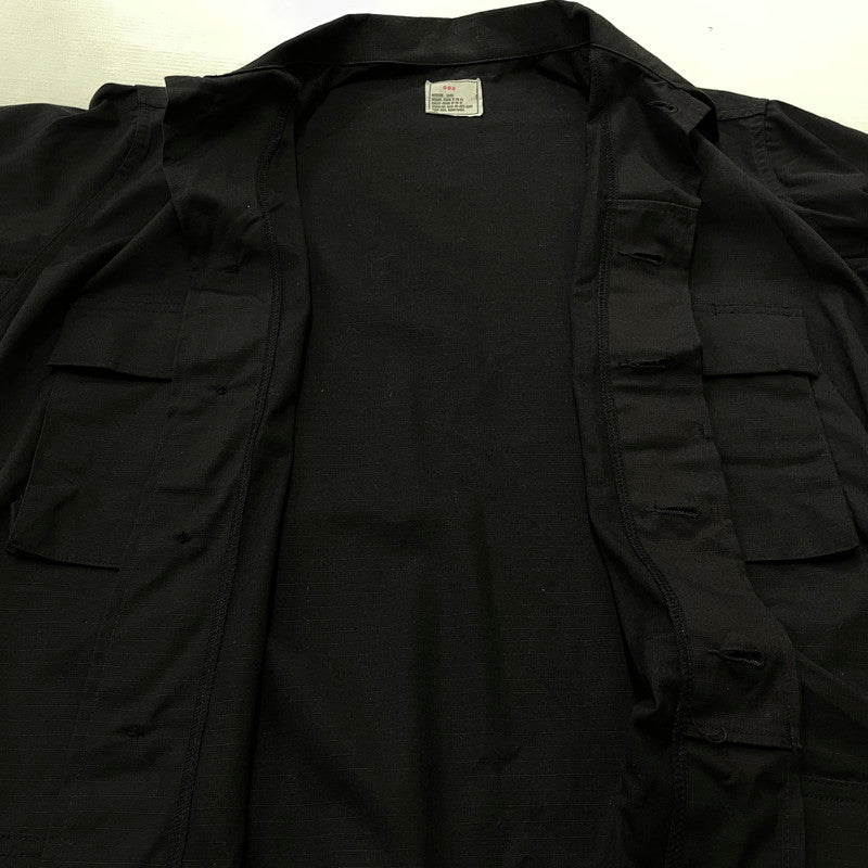 【中古品】【メンズ】 US.ARMY アメリカ軍 BDU JACKET 8415-01-422-3297 バトル ドレス ユニフォーム ジャケット アウター 145-260725-ss-03-tei サイズ：M-LONG カラー：ブラック 万代Net店